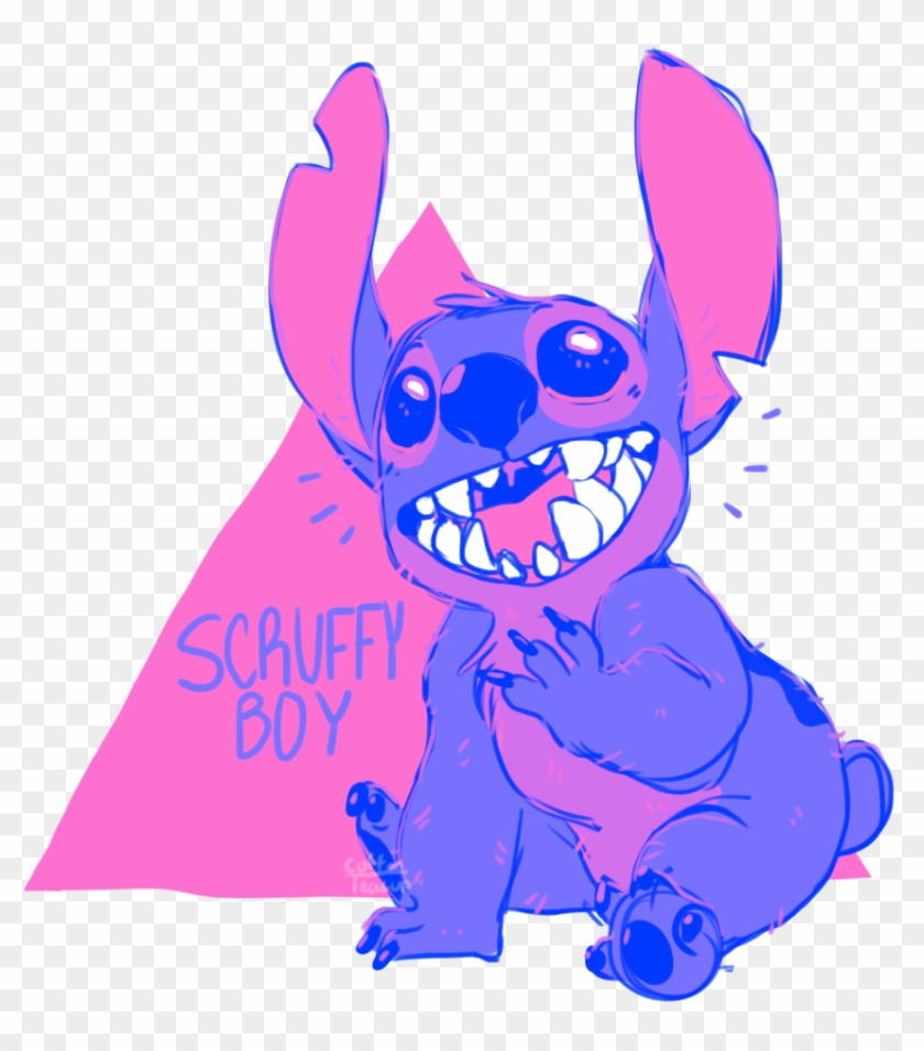 Nightout With The Character Being Stitch - Cartoon Clipart #4749062