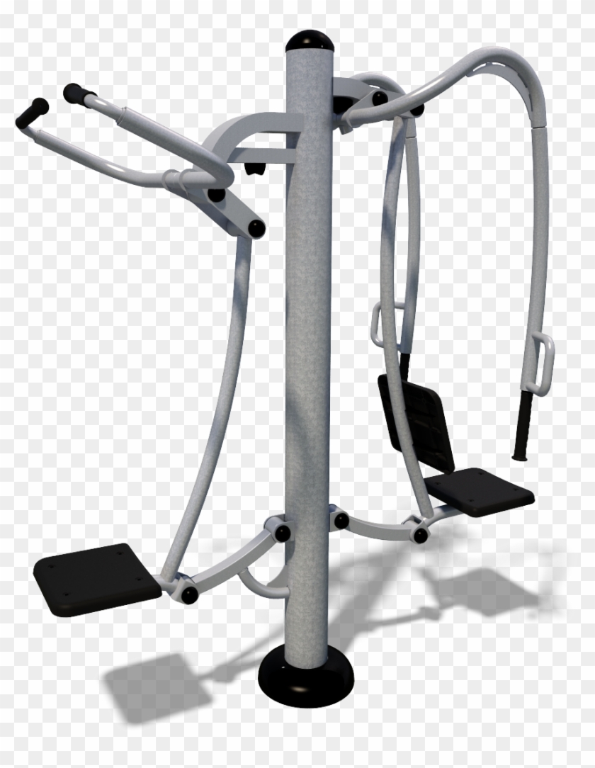 Chest Pull And Press - Lauko Treniruokliai Kaina Clipart