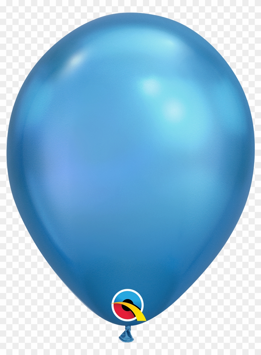 Qualatex Blue Chrome - Balão Azul Metalizado Clipart #4749239