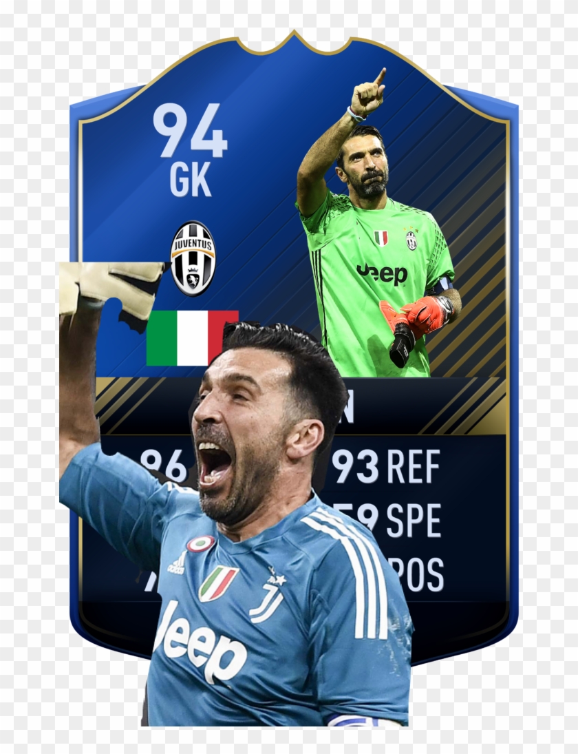Buffon Sticker - Player Clipart