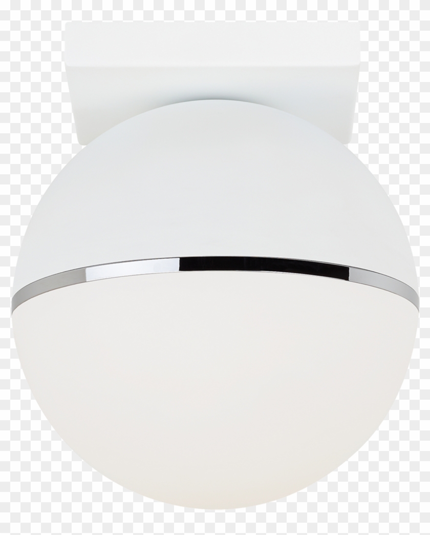 Akova Ceiling Matte White/chrome - Circle Clipart #4749345