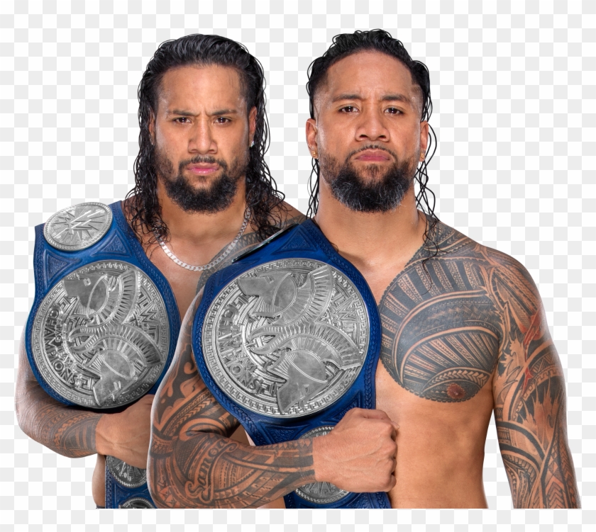 Smackdown Tag Champs The Usos Render - Jey Uso Tag Team Champion Png Clipart #4749360