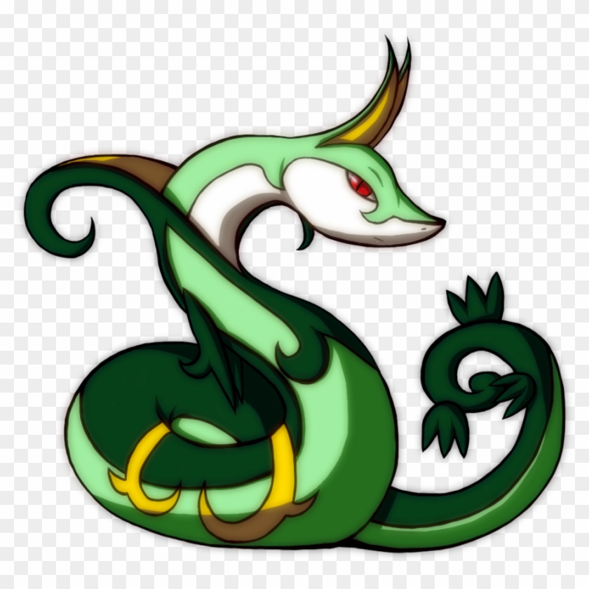 Serperior - Pokemon Cobra De Planta Clipart
