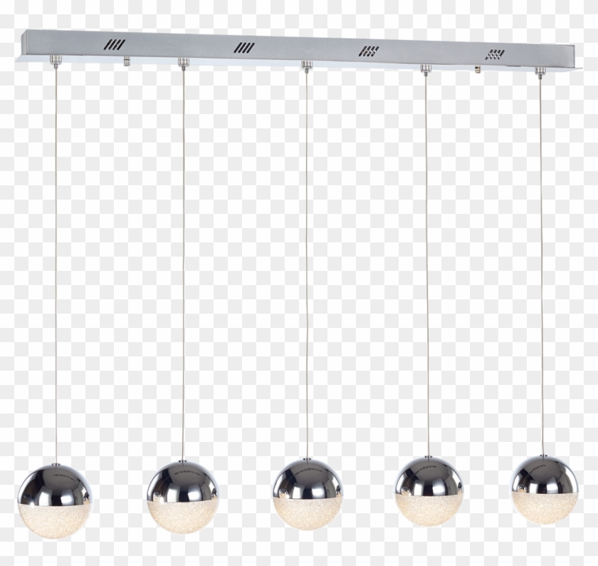 Eclipse 5 Light Bar Adjustable Pendant - Ceiling - Png Download