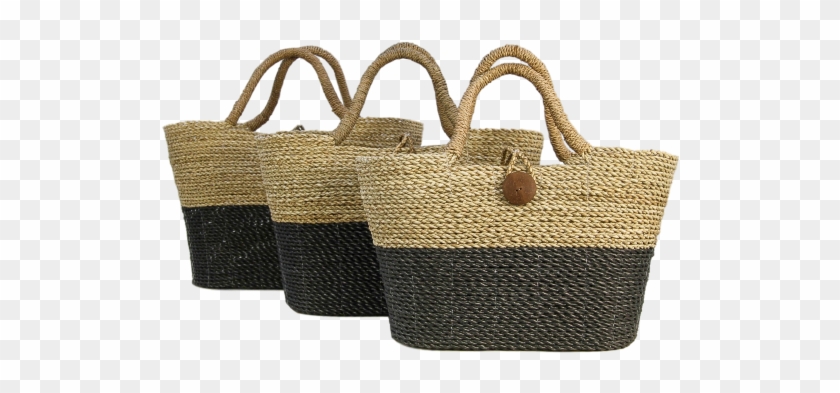 3 Piece Market Basket Set - Handbag Clipart #4749787