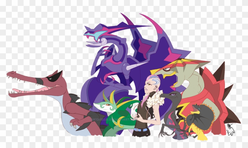 A Half-body Team For An Ultra Beast Trainer - Ultra Beasts Naganadel Clipart