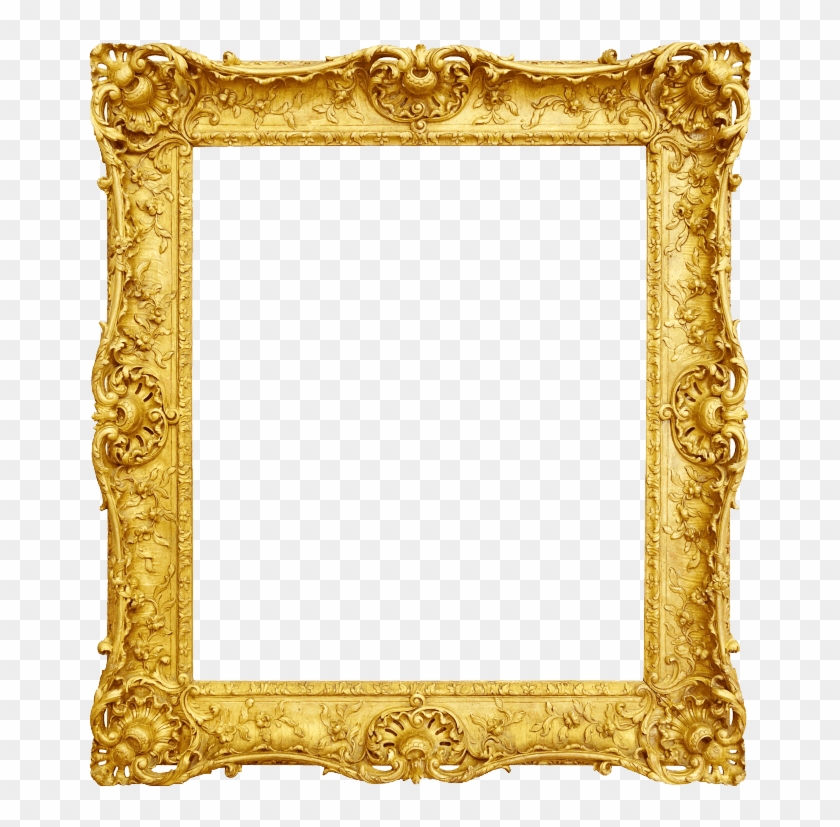 Photography, Digital Photo Frame - Gold Antique Frame Png Clipart #4749893