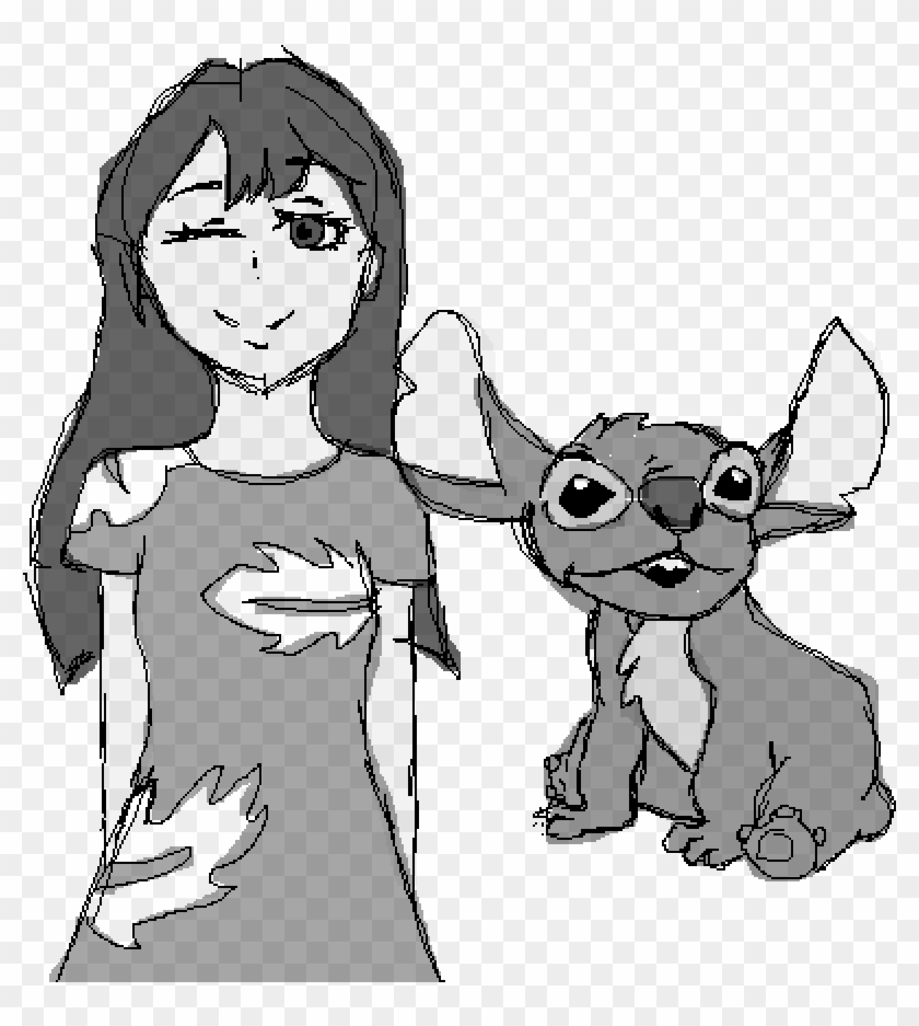 Lilo And Stitch - Cartoon Clipart