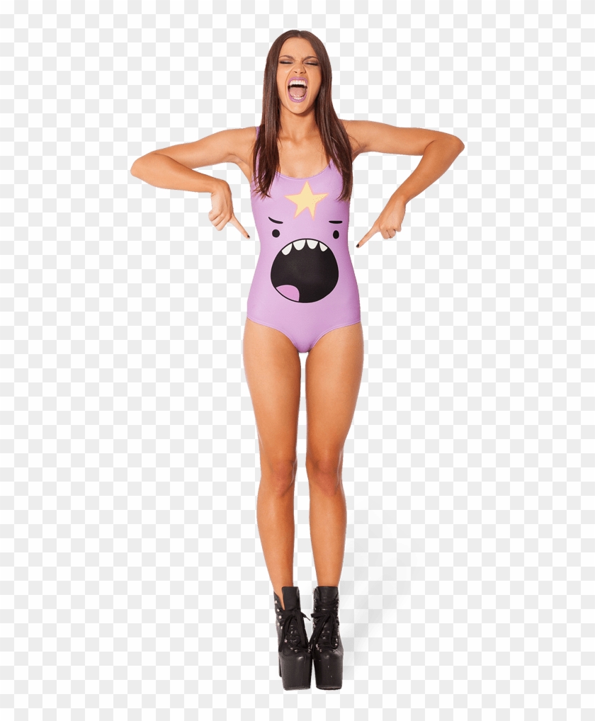 Adventure Time Lumpy Space Princess Swimsuit - Sexy Lumpy Space Princess Costume Clipart #4750250