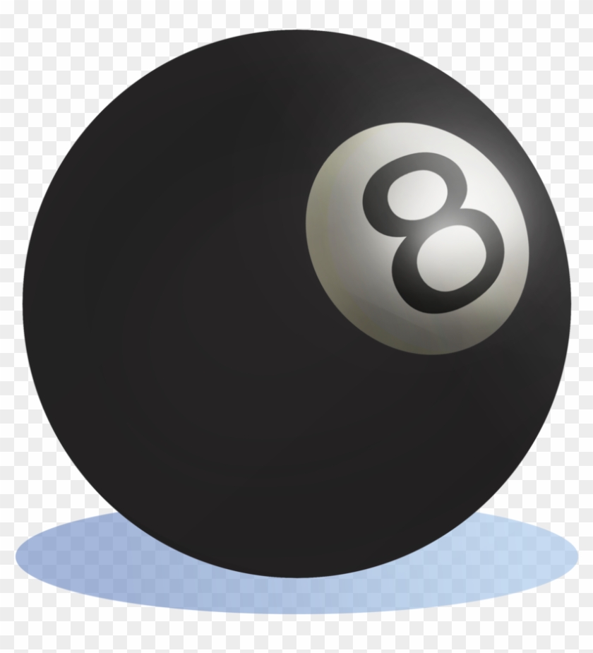 8ball - Billiard Ball Clipart #4750390