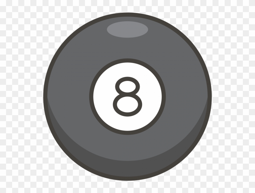 Pool 8 Ball Icon - Pool Clipart
