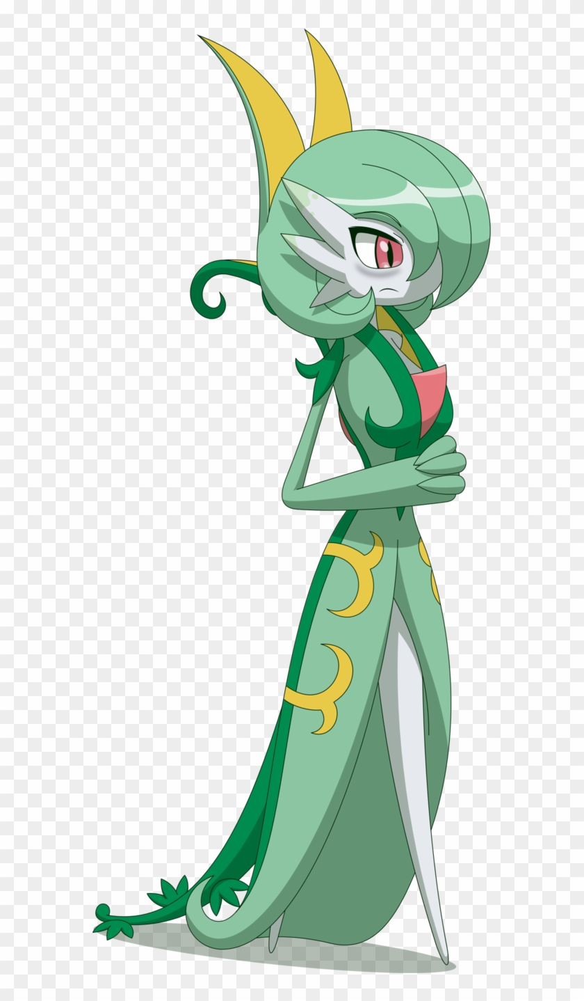 Serperior Veronica - Serperior And Gardevoir Fusion Clipart
