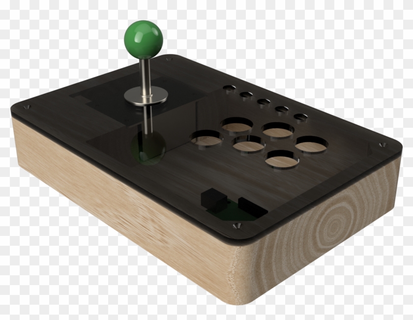 It Is A Really Basic Design Of A Hollowed Out Wooden - Joystick Clipart