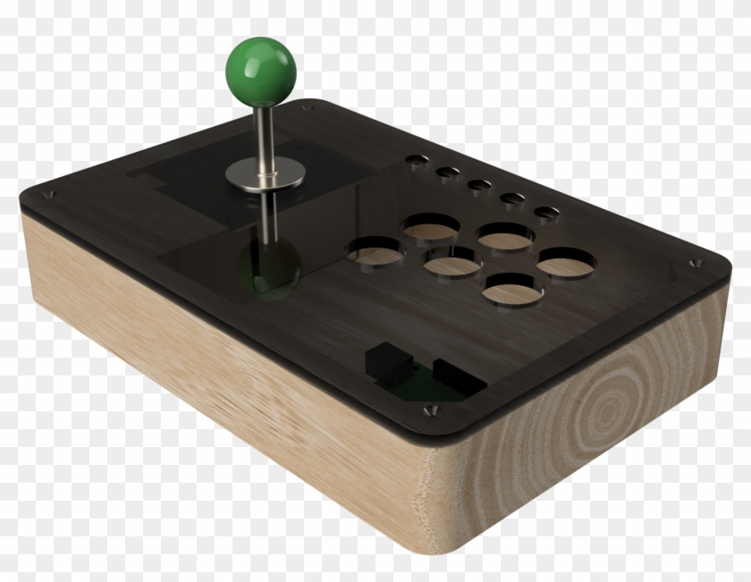 It Is A Really Basic Design Of A Hollowed Out Wooden - Joystick Clipart #4750588