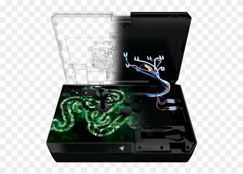 Razer Unveils Xbox One Fighting Stick At Evo Tournament - Xbox One Razer Console Clipart #4750632