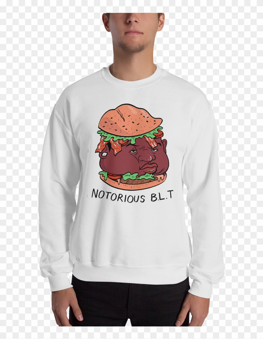 Notorious Blt Crewneck Sweatshirt - Cheeseburger Clipart