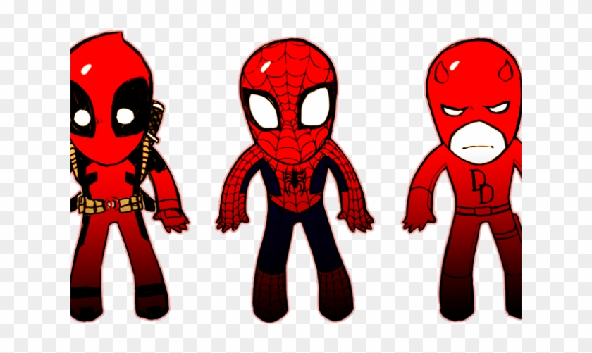 Marvel Daredevil Clipart Deadpool - Spider-man - Png Download