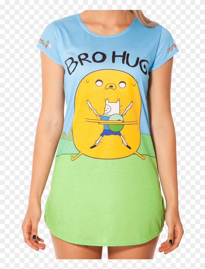 Image Taken From Blackmilkclothing - Bro Hug Adventure Time Clipart #4751146