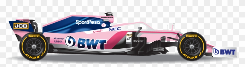 8th Place - Racing Point F1 2019 Clipart #4752327