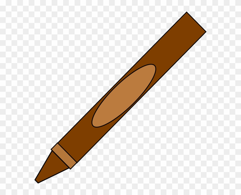 Brown Crayon Clip Art - Png Download #4752332