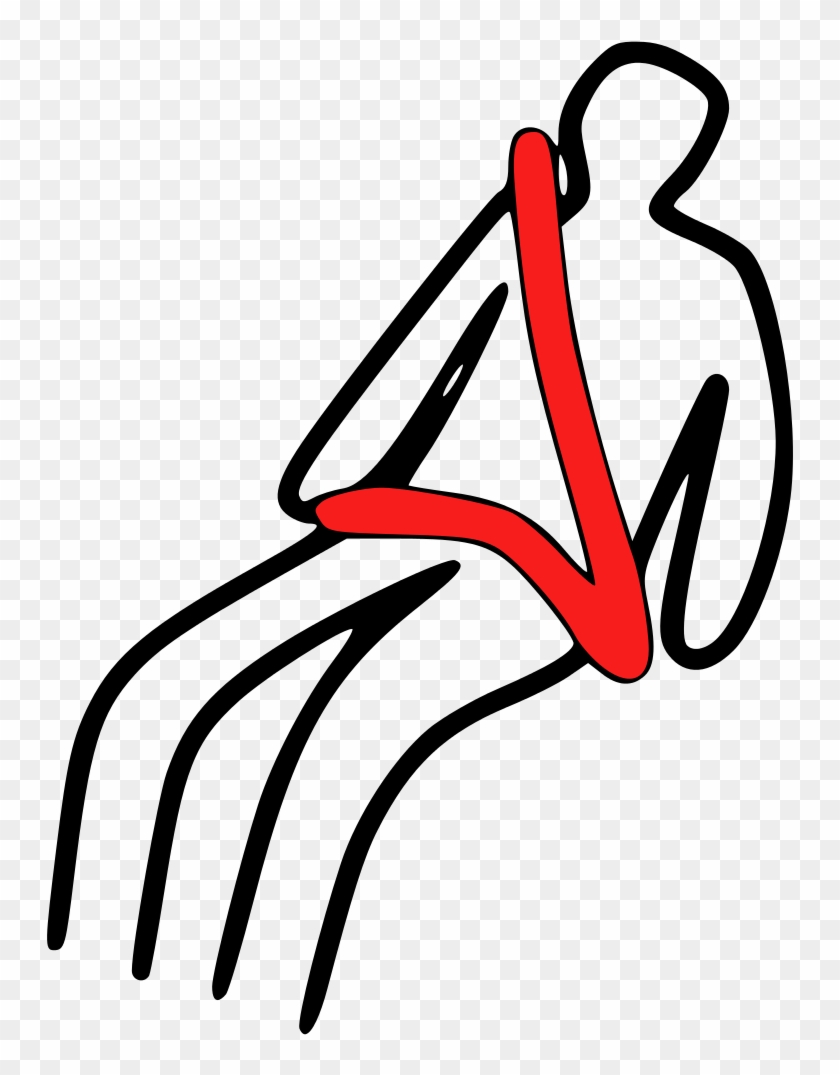 File - Seatbelt - Svg - Three Point Seatbelt Clipart #4752403