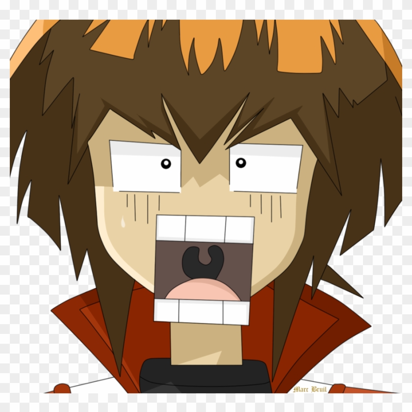 Yugioh - Jaden Yuki Funny Face Clipart