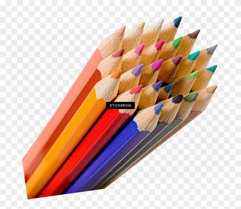 Pencil Drawing Clipart - Colored Pencils Png Transparent Png #4752688