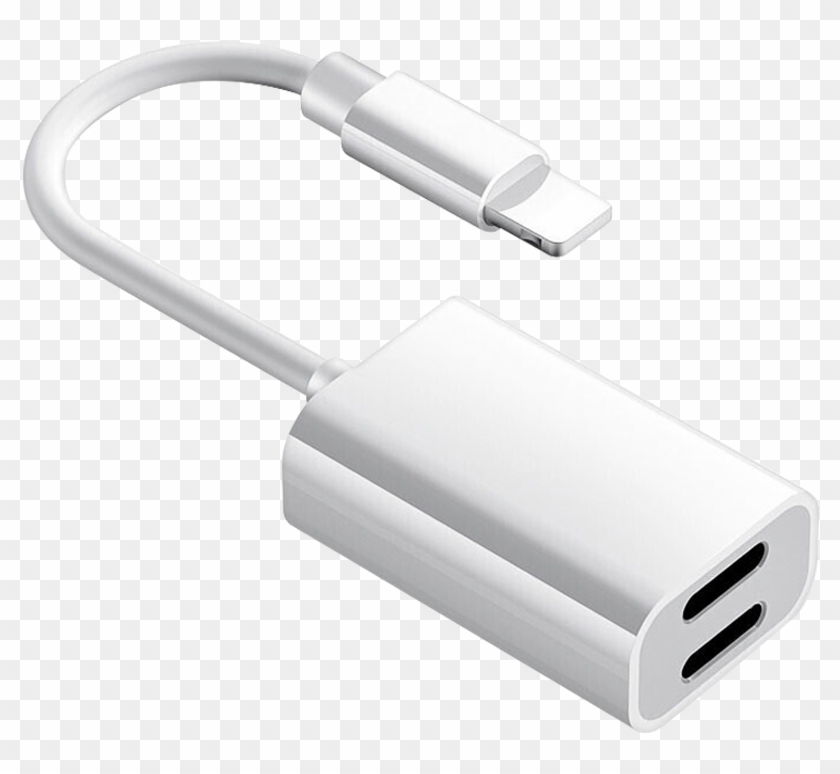 Ink Apple 7 Earphone Adapter Iphone8plus Audio Converter - Cable Clipart