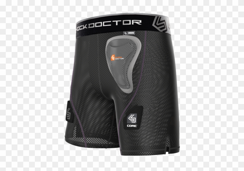 Shock Doctor Womens Core Loose Hockey Short With Pelvic - Football Gear Clipart