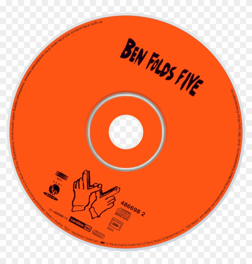 Ben Folds Five Whatever And Ever Amen Cd Disc Image - Circle Clipart #4753143