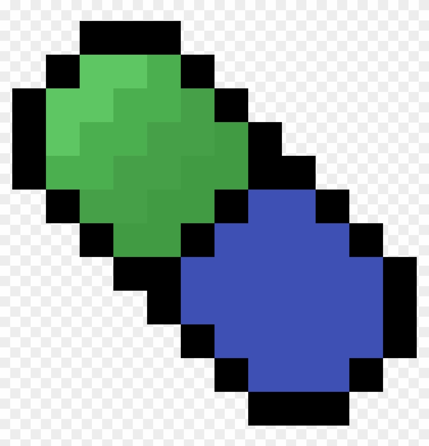 Green And Blue Pill - Mario Pixel Fire Flower Clipart