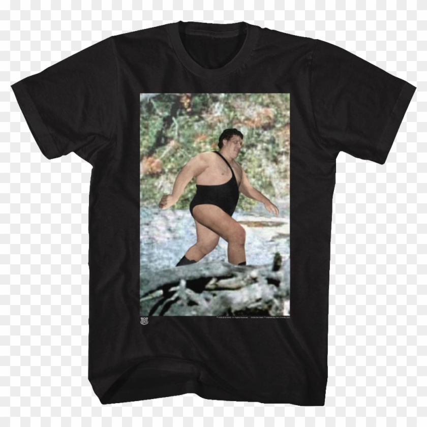 Bigfoot Andre The Giant T-shirt - Kurt Cobain Face T Shirt Clipart #4753677