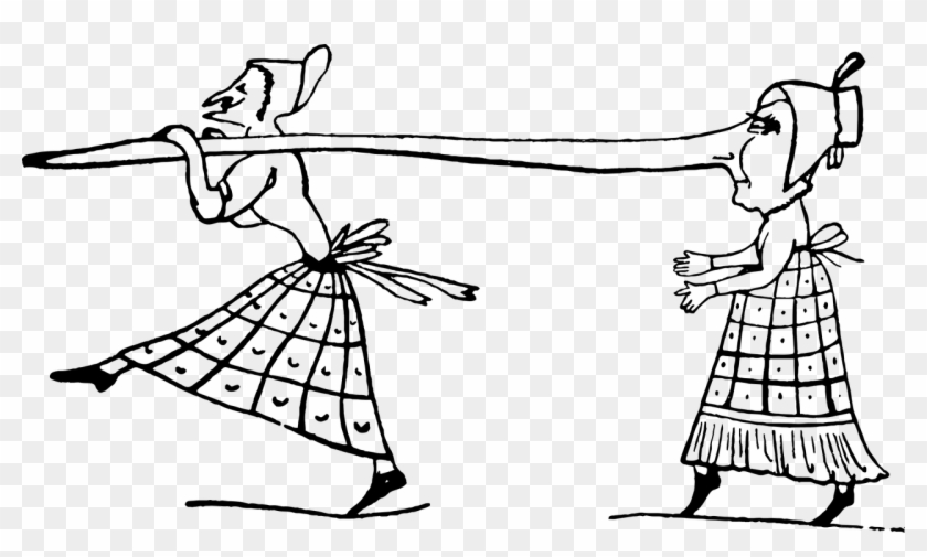 Long Nose Vintage Victorian - There Was A Young Lady Whose Nose Clipart #4753742