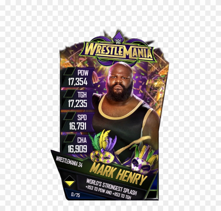 Markhenry S4 19 Wrestlemania34 - Wwe Supercard Wrestlemania 34 Clipart #4753787