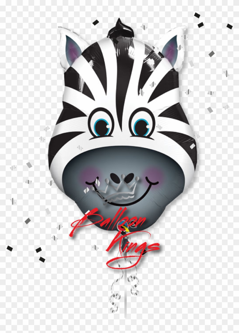 Zebra - Ballon Zebre Clipart #4753870