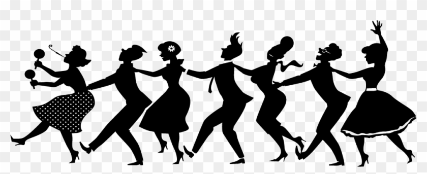 Dj Dance - Conga Line Clipart