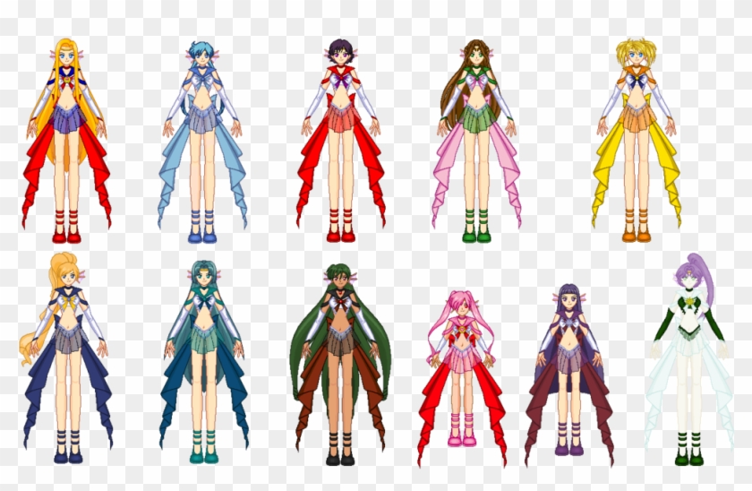 Png Image With Transparent Background - Sailor Moon Body Base Clipart #4754512
