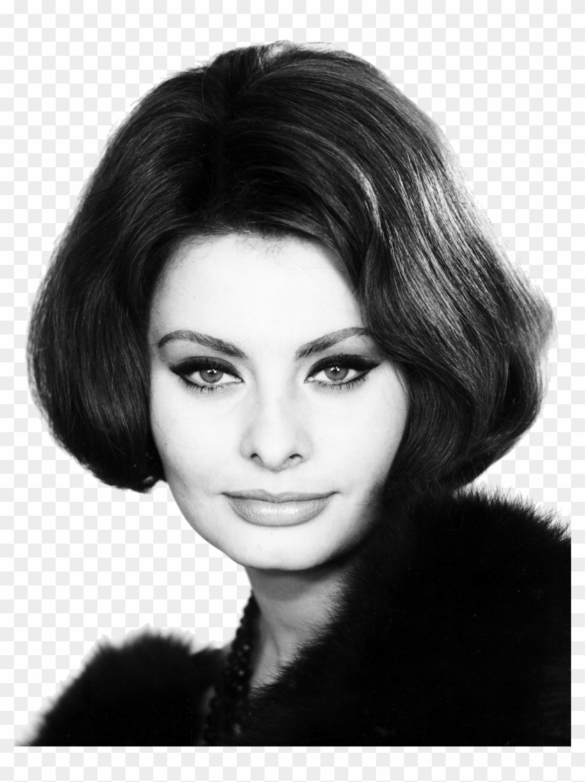 Sophia Loren Face Close Up - Sophia Loren Clipart