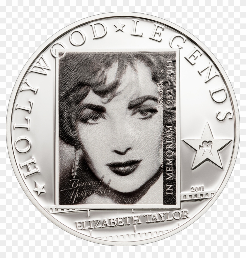 Liz Taylor In Memoriam Silverplated - Book Elizabeth Taylor My Life Clipart