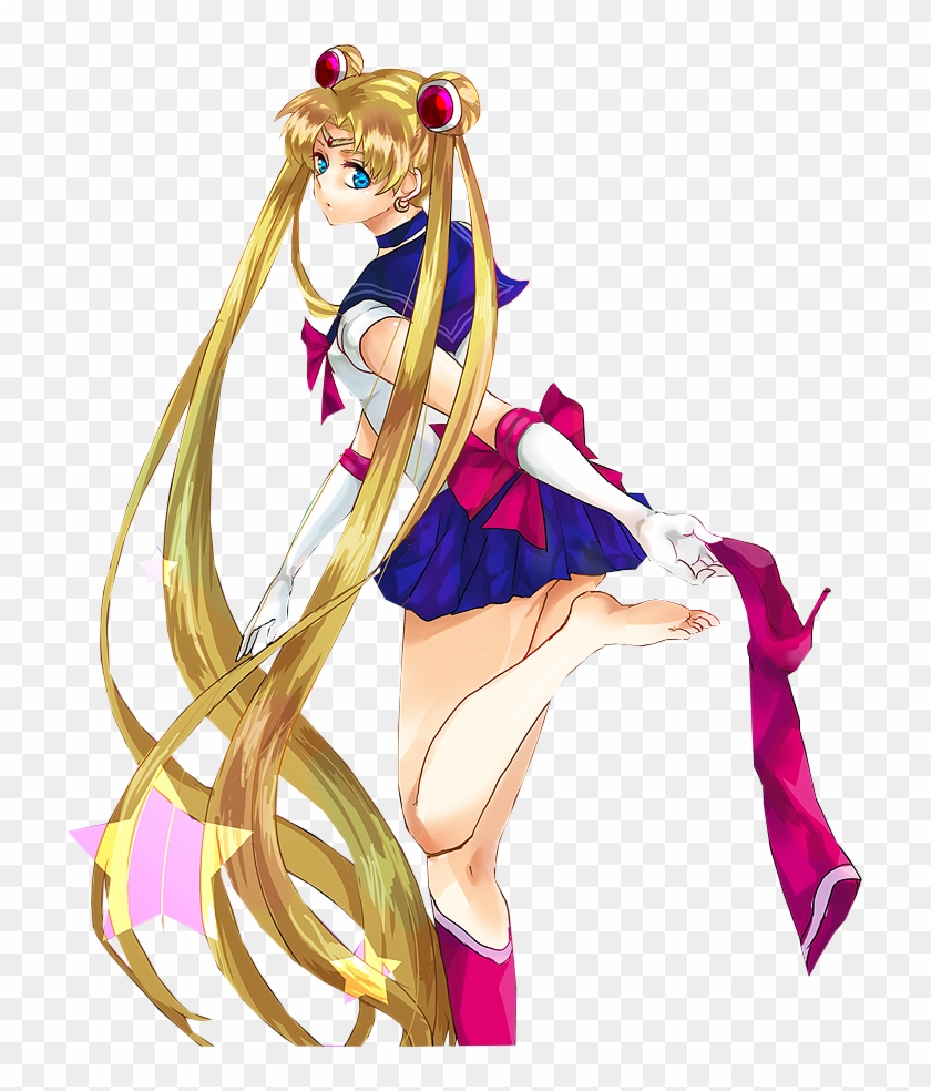 Sailor Moon Pose - Cartoon Clipart