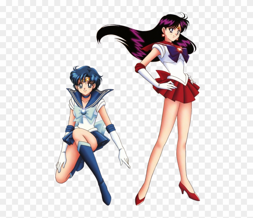 Is This Your First Heart - Sailor Mars Sailor Mercury Clipart #4755561