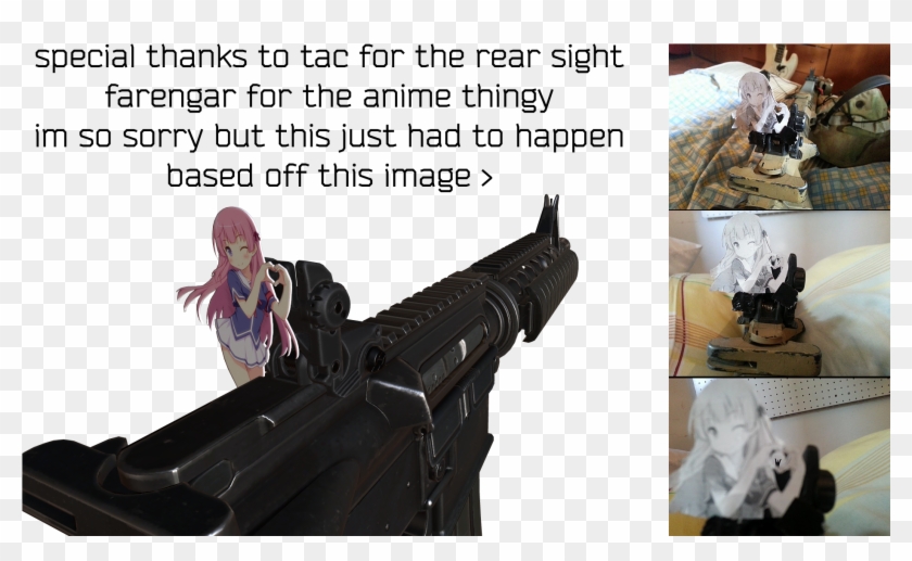 Description - Insurgency Mk 18 Weeb Trash Clipart #4755932