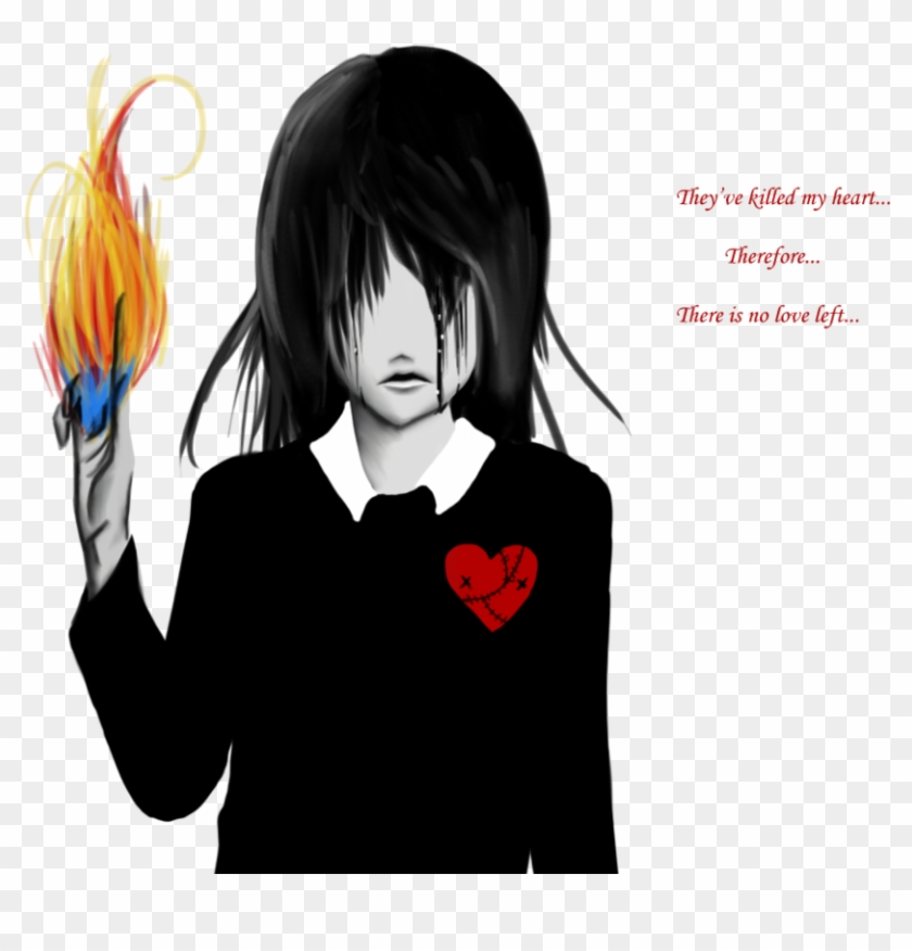 A Suffering By - Heart Breaking Anime Girl Clipart #4755991