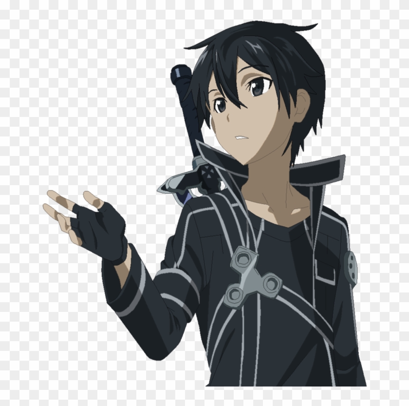 45 Images About •transparents • On We Heart It - Kirito Transparent Clipart #4756382