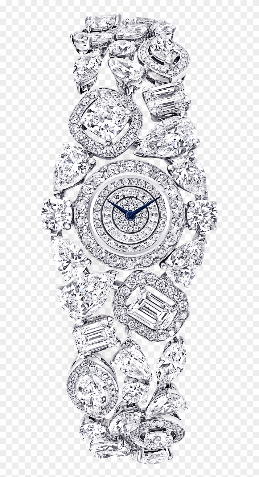 Graff Celestial Fully-set Ladies Diamond Watch - Graff Diamonds Watches Clipart