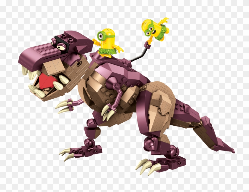 Dino Ride - Mega Bloks Minion Dinosaur Clipart #4756612