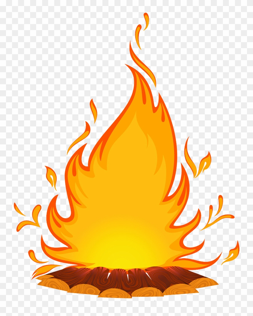 Cartoon Royalty Free Clip Art Creative Flame - Cartoon Fire - Png Download