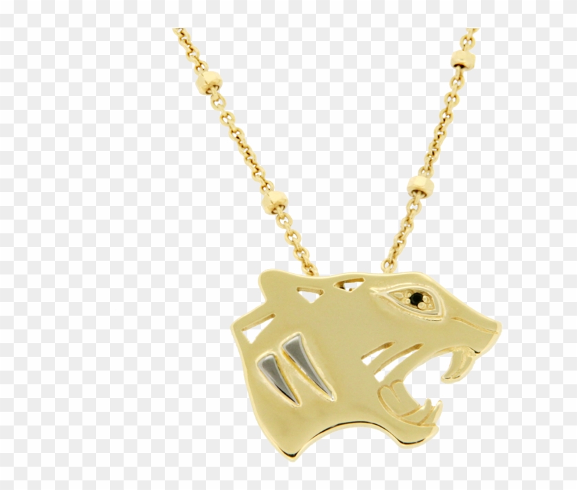 Missoma Panther Necklace Black Rhodium, Panther, Panthers, - Necklace Clipart #4757100