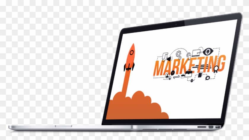 Digital And Social Media Marketing - Illustration Clipart