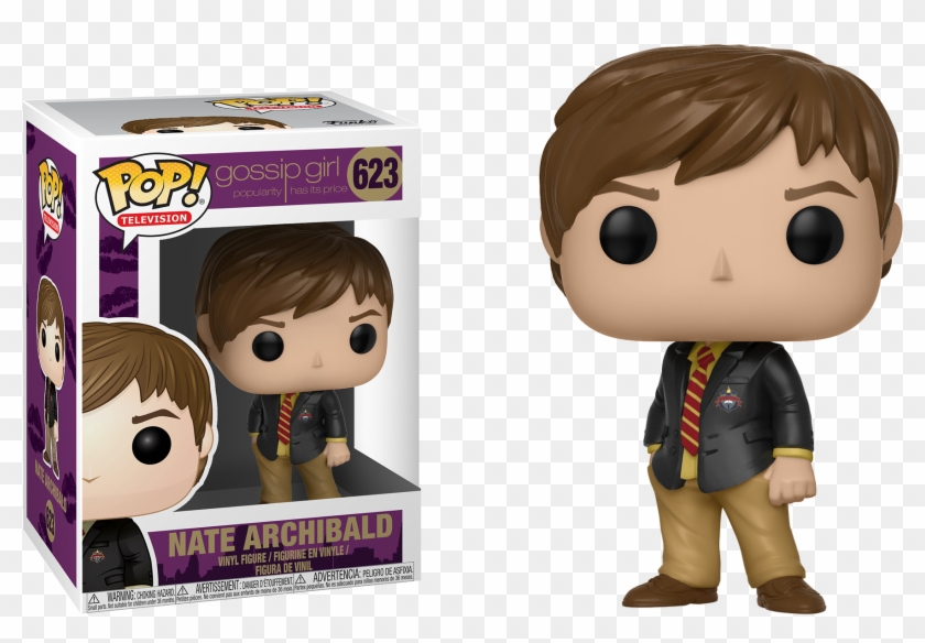 Pop Figure Gossip Girl Nate Archibald - Gossip Girl Pop Vinyl Clipart